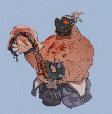 bara porn|roadhog gay yaoi hentai bara fat bear overwatch porn .